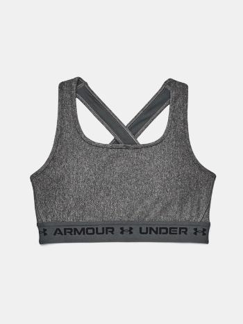 Under Armour Crossback Mid Heather Bra Podprsenka Šedá