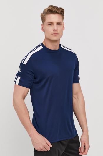 Tričko adidas Performance GN5724 pánske, tmavomodrá farba, s potlačou