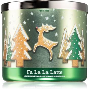 Bath & Body Works Fa La La La Latte vonná sviečka I. 411 g