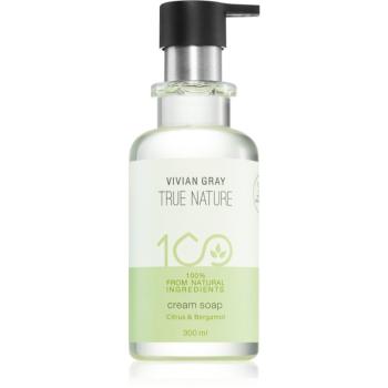 Vivian Gray True Nature Citrus & Bergamot krémové mydlo s osviežujúcim účinkom 300 ml