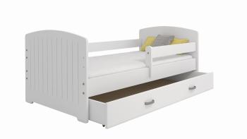 Detská posteľ so zábranou MIKI 160 x 80 cm  B5 posteľ bez úložného priestoru
