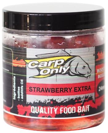 Carp only dipované boilies strawberry extra 250 ml - 20 mm