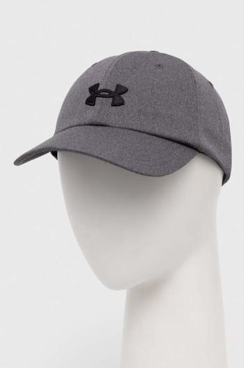 Šiltovka Under Armour šedá farba, s nášivkou