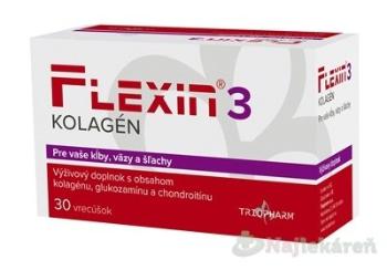 FLEXIN 3 KOLAGÉN, k správnej funkcii kostí, 30 ks