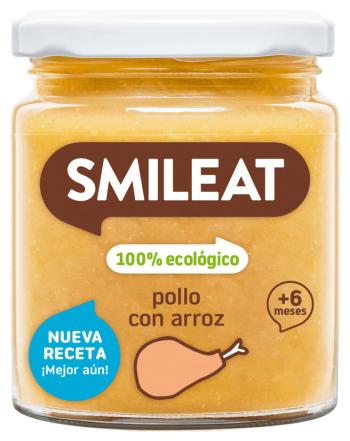 SMILEAT Organic príkrm Kurča s ryžou 230 g, 6m+