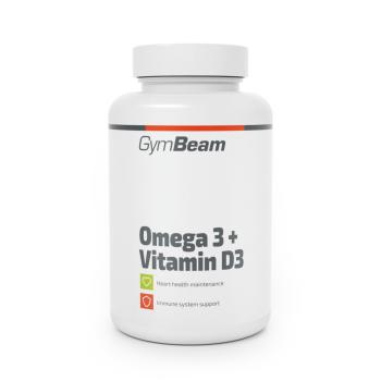 Omega 3 + Vitamín D3 - GymBeam 90 kapsúl