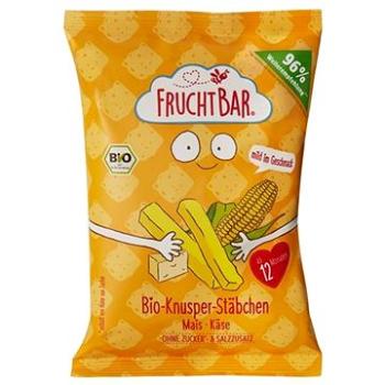 FruchtBar BIO kukuričné chrumky so syrom nesolené 30 g (4260133232259)