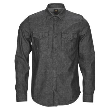 Lee  REGULAR WESTERN SHIRT  Košele s dlhým rukávom Čierna