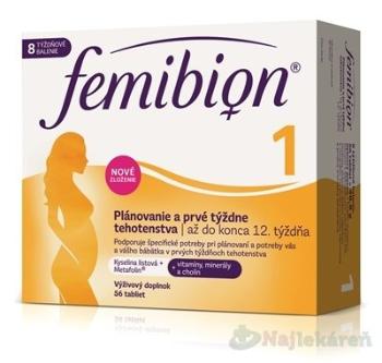 P&G Health Femibion 1 Plánovanie a prvé týždne tehotenstva 56 tabliet