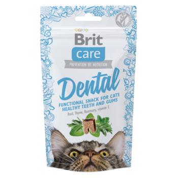 BRIT Care Snack Dental z morčacieho mäsa pre mačky 50 g