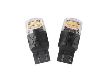 Autožiarovka LED T20 (7443) 12V CARCLEVER 16LED 2835SMD oranžová 2ks