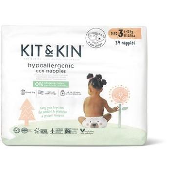 Kit & Kin Eko Naturally Dry Nappies veľ. 3 (32 ks) (5060479850020)