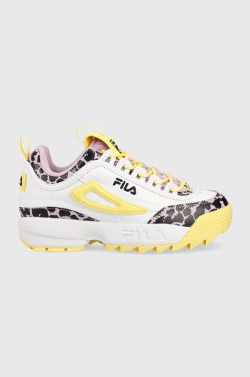 Detské tenisky Fila FFK0115 DISRUPTOR F biela farba