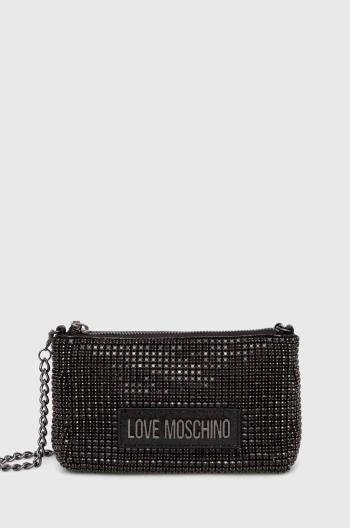 Kabelka Love Moschino čierna farba, JC4046PP1LLP100A