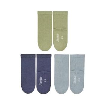 Sterntaler ponožky, bambusové, chlapčenské 3 páry modré, zelené 8502210, 18 (4055579611191)