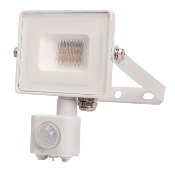 LED Solution Biely LED reflektor 10W s pohybovým snímačom Premium Farba svetla: Teplá biela 433