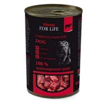 Fitmin for Life Hovädzie konzerva pre psov  400 g (8595237033454)