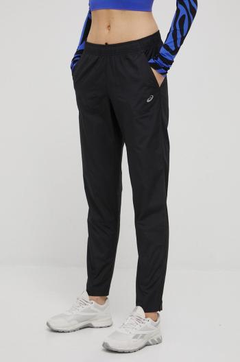 Bežecké nohavice Asics Core dámske, čierna farba, jednofarebné