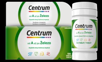 Centrum od A po Železo multivitamín bez lepku, 100 tabliet