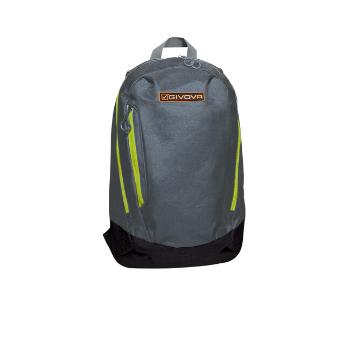 ZAINO POCKET GRIGIO SCURO /GIALLO FLUO Tg. UNICA