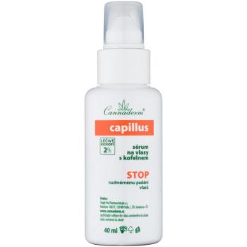 Cannaderm Capillus Kofeínové sérum na vlasy sérum na vlasy proti padaniu vlasov 40 ml