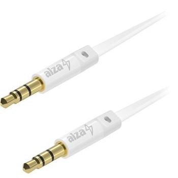 Alzapower FlatCore Audio 3,5 mm Jack (M) to 3,5 mm Jack (M) 0,5 m biely (APW-CBA3JMF005W)