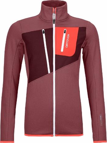 Ortovox Outdoorová mikina Fleece Grid Jacket W Mountain Rose XS