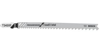 Bosch Accessories 2608634995 Jigsaw blade T 345 XF Progressor for Wood and Metal 25 ks