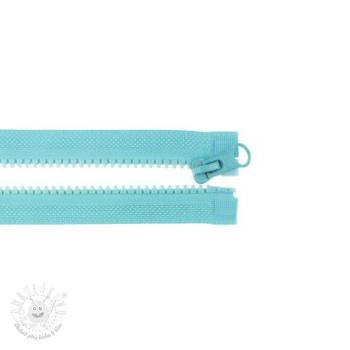 Zips deliteľný 75 cm aqua