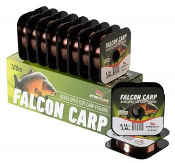 Falcon vlasec carp tmavá meď 100 m-priemer 0,30 mm / nosnosť 8,80 kg