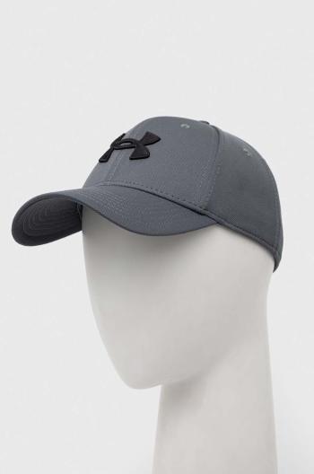 Šiltovka Under Armour šedá farba, s nášivkou