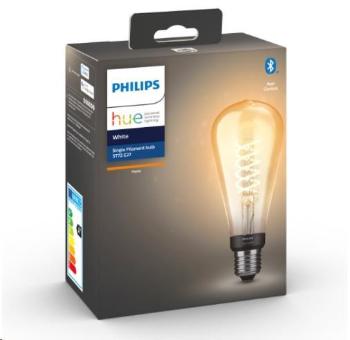 PHILIPS Hue White Filament Edison large 7W E27 ST72 DIM