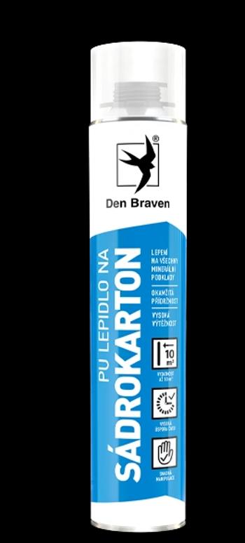 DEN BRAVEN - PU Lepidlo na sadrokartóny žltá 750 ml