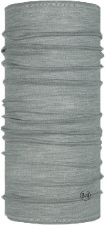 Buff Merino Lightweight Neckwear Solid Light Grey UNI