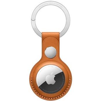 Apple AirTag kožená kľúčenka zlatohnedá (MMFA3ZM/A)