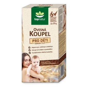 TOPNATUR Ovsená kúpeľ pre deti 6x25 g