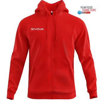 FELPA POLARFLEECE (FULL ZIP) 500 ROSSO Tg. 2XS