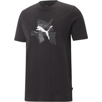 Puma  Tielka a tričká bez rukávov GRAPHICS Reflective  Čierna