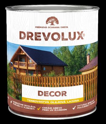 DREVOLUX DECOR - Tenkovrstvá lazúra s obsahom oleja 0,7 L 0523 - oliva