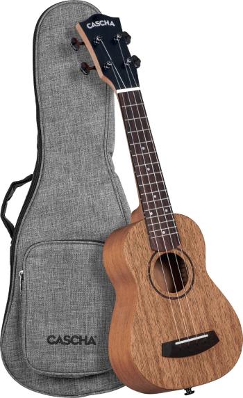 Cascha Soprano Ukulele Mahogany Solid Natural Sopránové ukulele