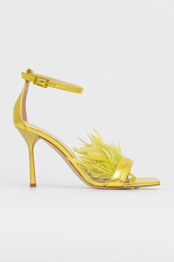 Kožené sandále Liu Jo Camelia Leonie Hanne zlatá farba SA2705PX317S1206