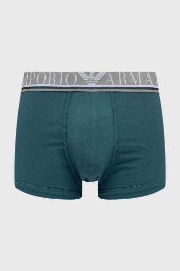 Boxerky Emporio Armani Underwear pánske, zelená farba