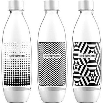 SodaStream - Fľaša Trojbalenie, 1 l Fuse, biela a čierna (42002133)
