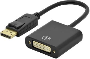 Digitus AK-340401-001-S DisplayPort / DVI adaptér [1x zástrčka DisplayPort - 1x DVI zásuvka 24+5-pólová] čierna  15.00 c