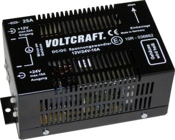 VOLTCRAFT 12/10 DC / DC menič napätia do auta 12 V/DC - 24 V/DC/10 A 240 W