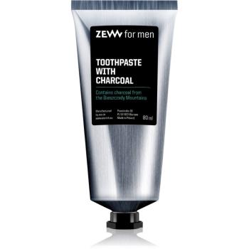 Zew For Men Toothpaste With Charcoal bieliaca zubná pasta s aktívnym uhlím 80 ml