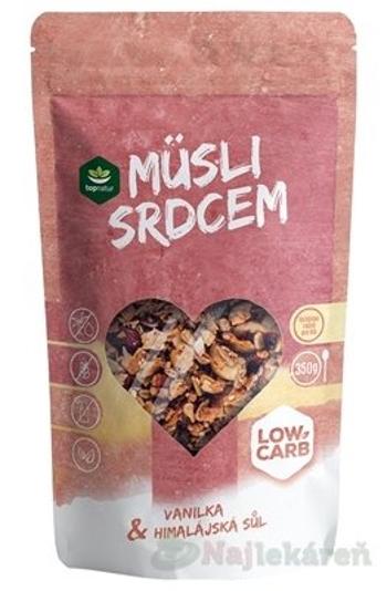 topnatur LOW CARB Müsli srdcom Vanilka a himalájska soľ 350 g