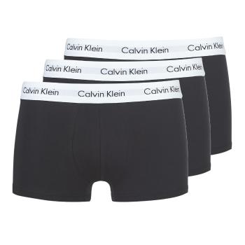 Calvin Klein Jeans  COTTON STRECH LOW RISE TRUNK X 3  Boxerky Čierna