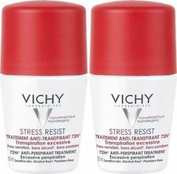 Vichy Súprava guličkových antiperspirantov proti nadmernému poteniu (Stress Resist 72H) 2 x 50 ml