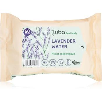 Luba ECO Family vlhčený toaletný papier Lavander 50 ks